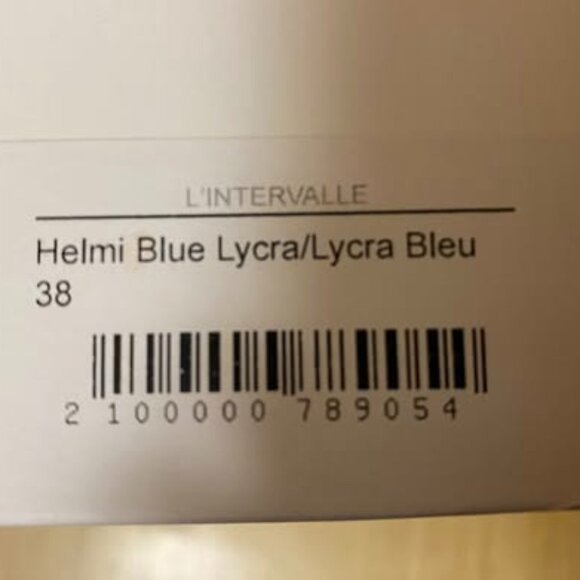 L'Intervalle Sandals Helmi Blue Lycra Size 38 - Picture 2 of 2
